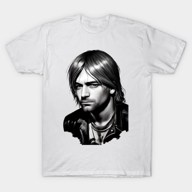 Kurt Cobain 04 T-Shirt by Jaymz Weiss Designz